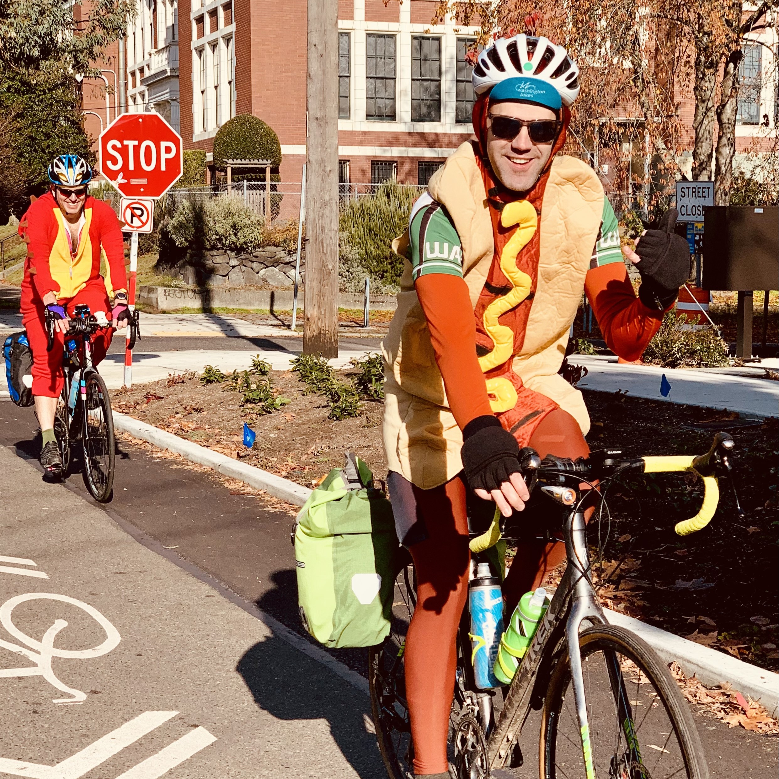 Check out this turkey dog!